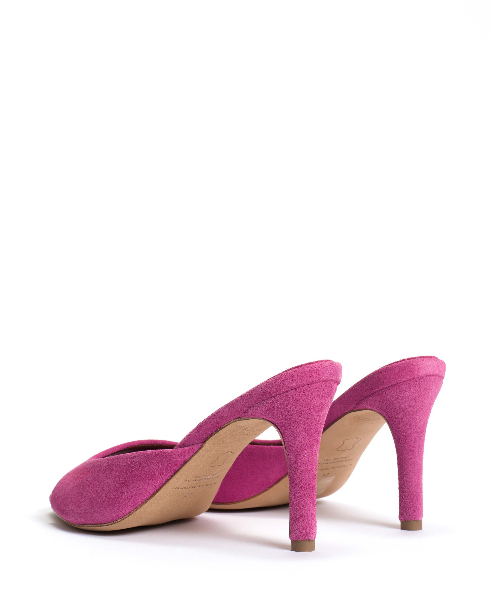 Mazy 75 Calf suede Raspberry sorbet