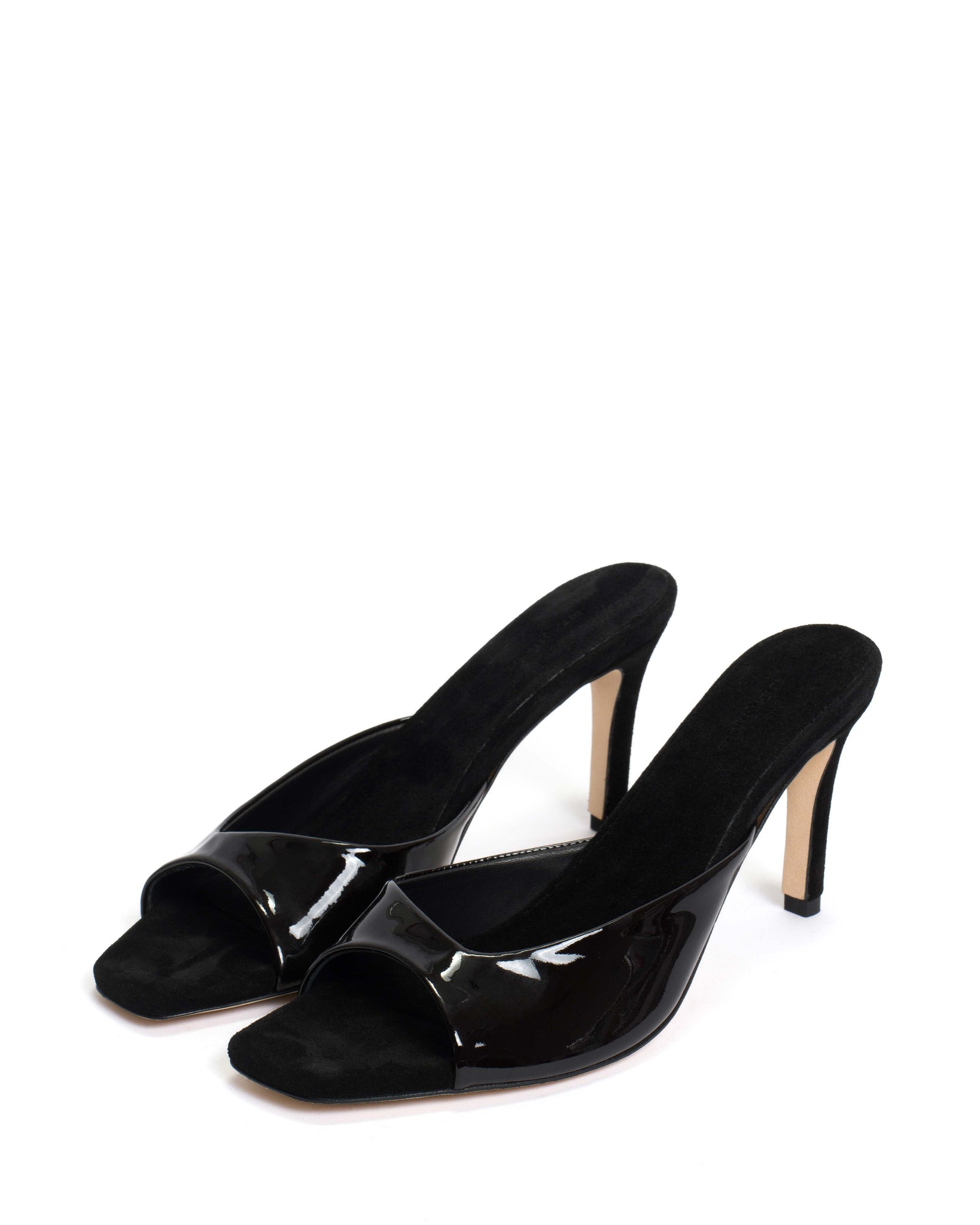 Mazy 75 Polished soft calf Black