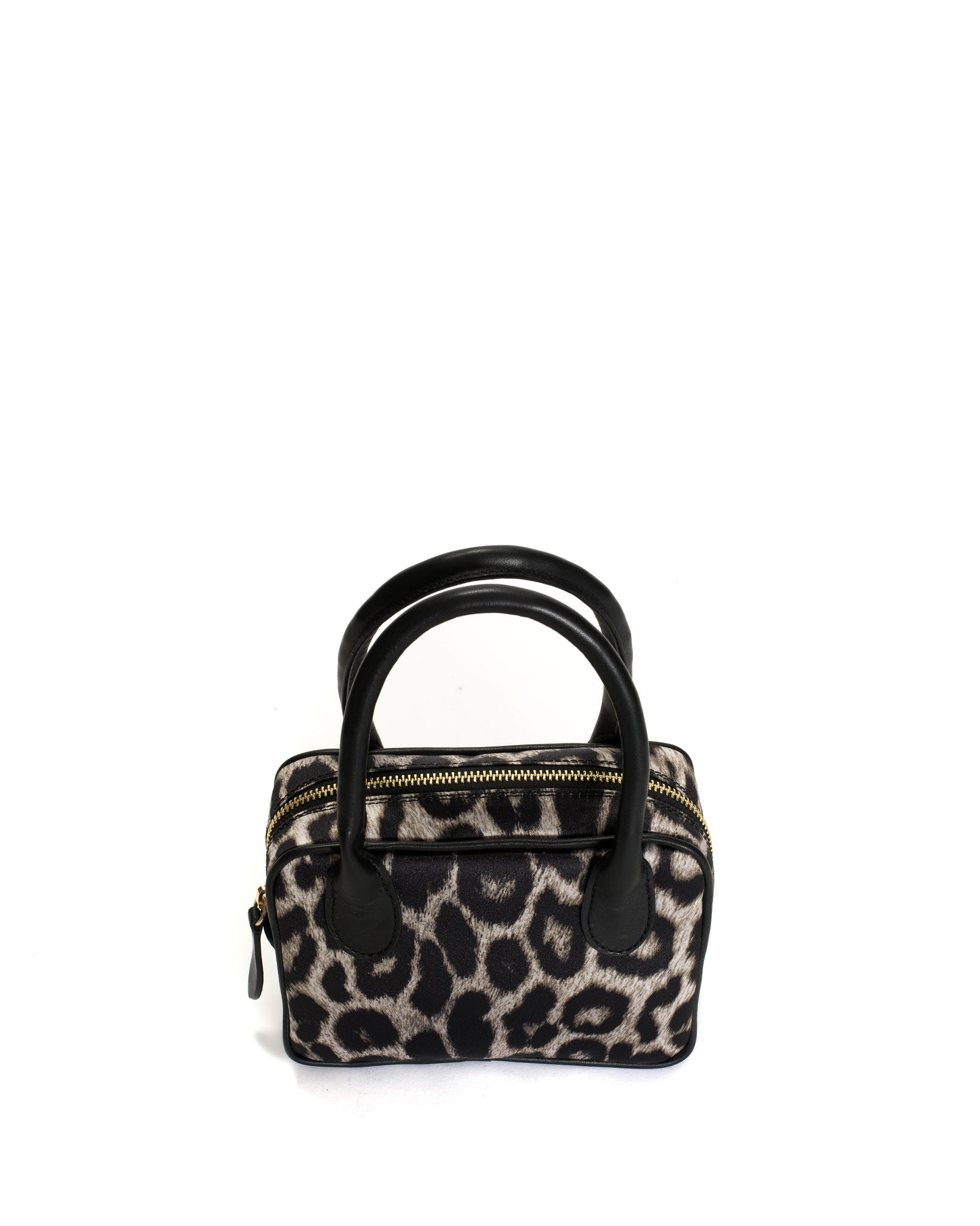 Mini Satin print Snow leopard