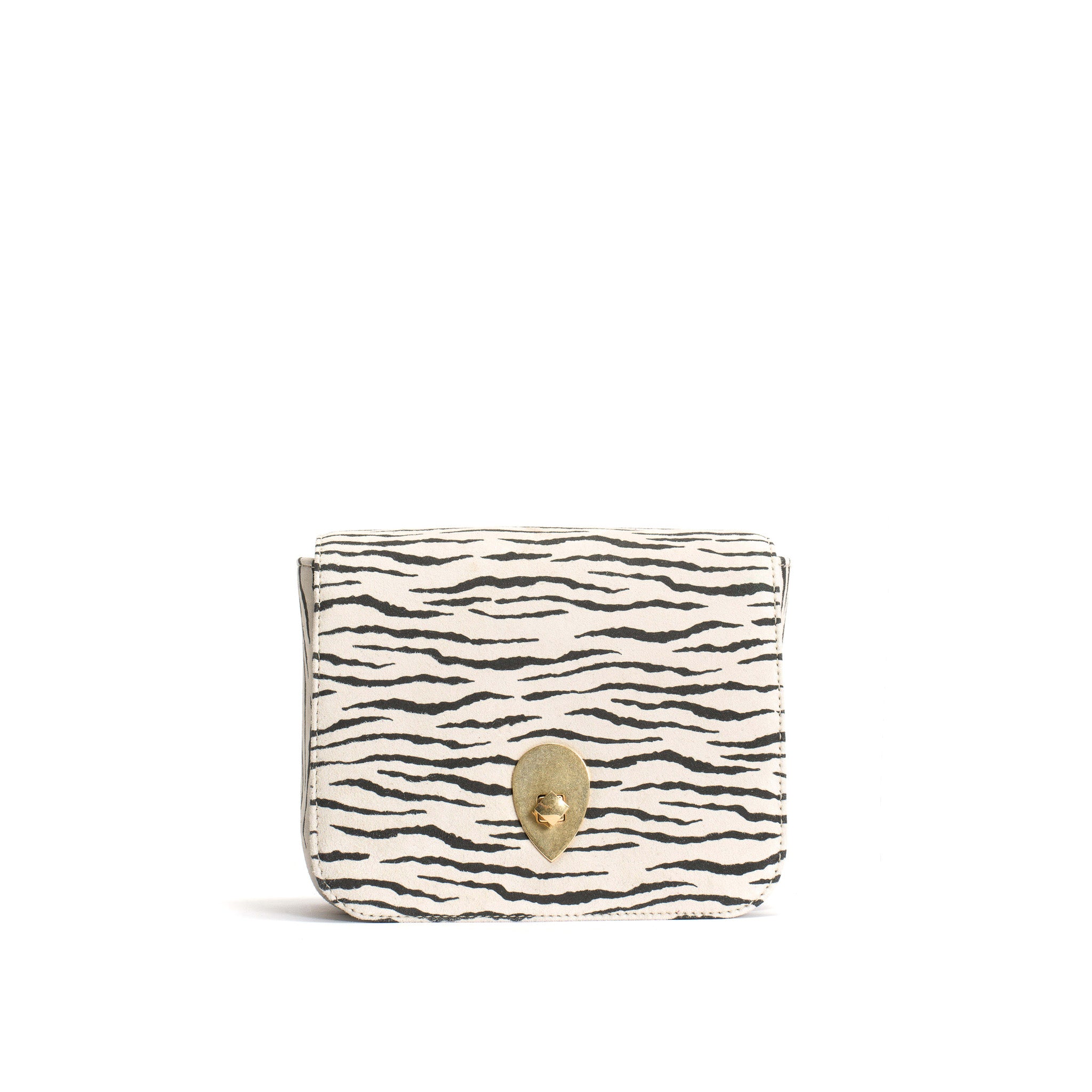 Nielle petite crossover bag Calf suede print Zebra - Anonymous Copenhagen