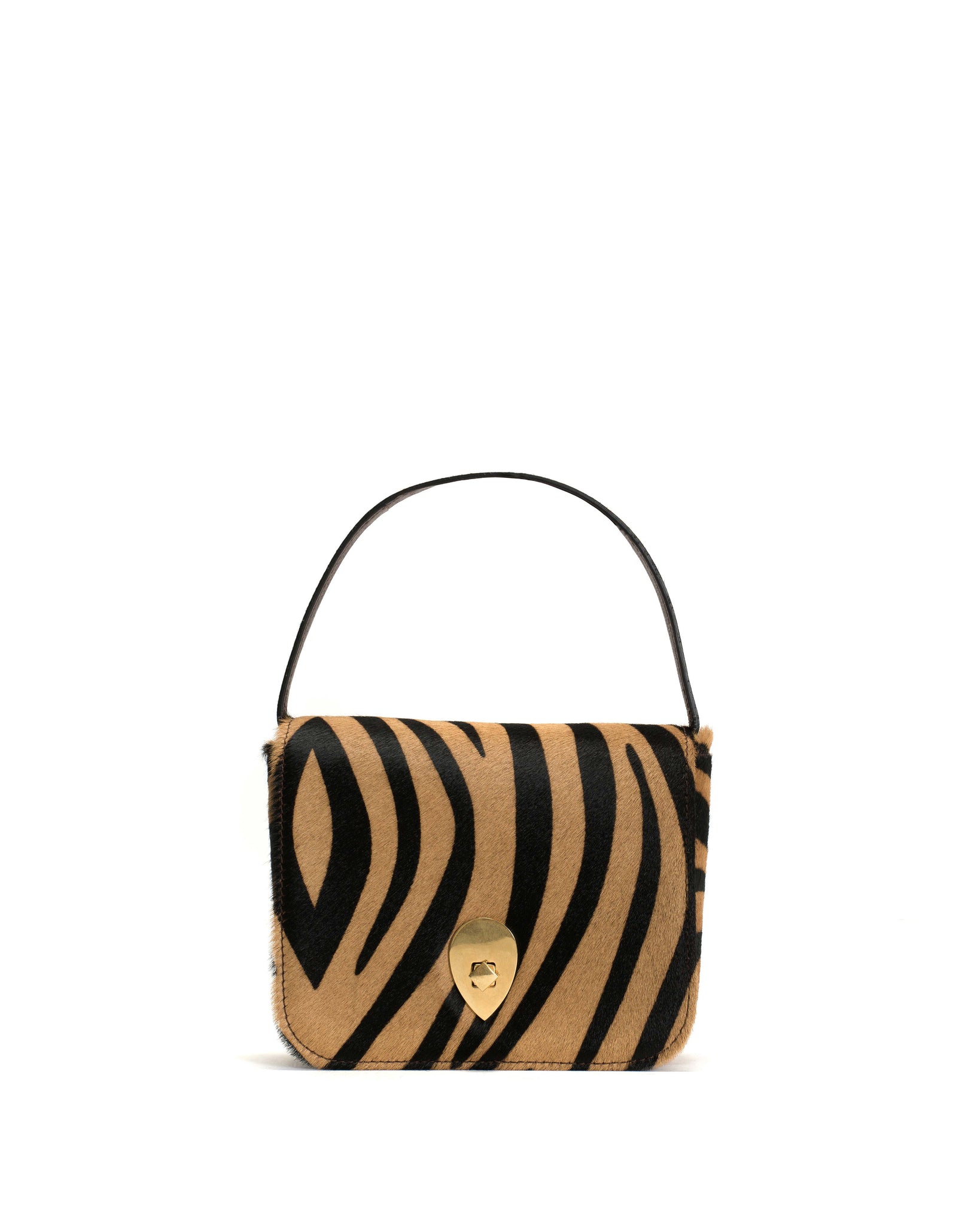 Nielle crossover bag Calf hair Natural zebra - Anonymous Copenhagen