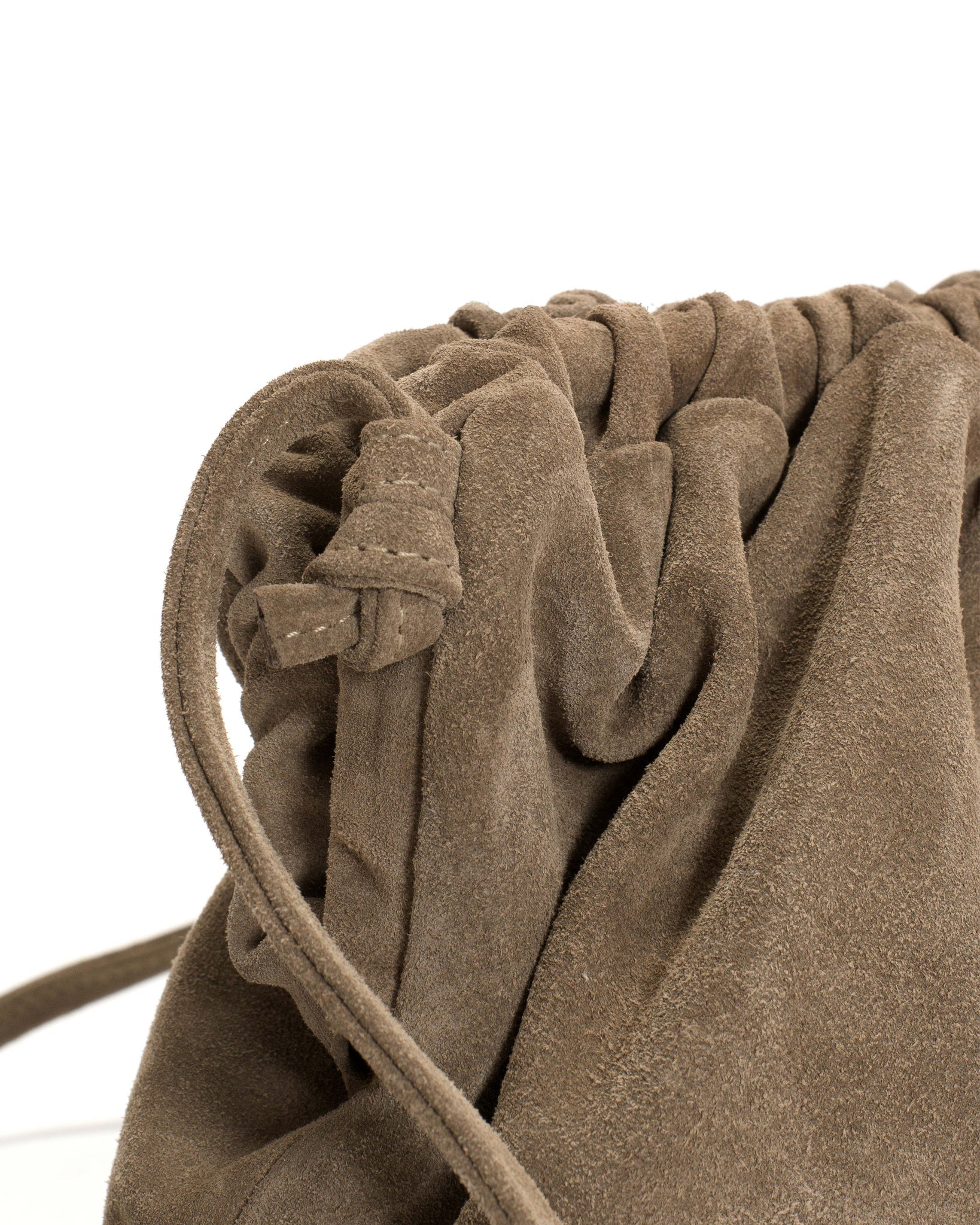 Hally grand cloud bag Calf suede Mushroom - Anonymous Copenhagen