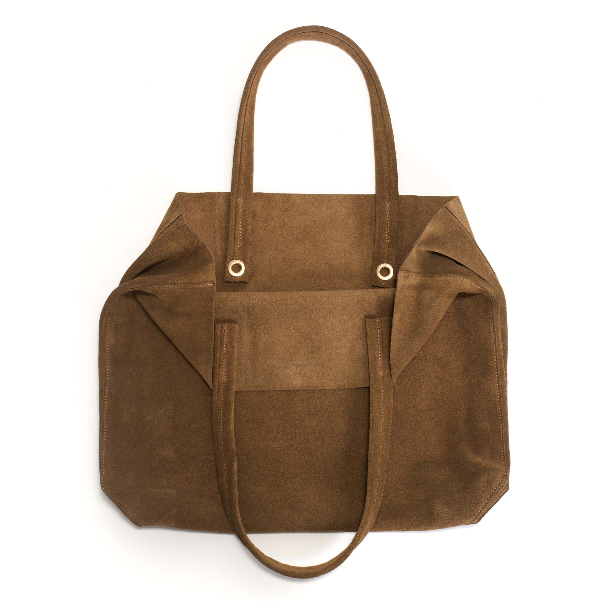 Ruba shopper Calf suede Cinnamon - Anonymous Copenhagen