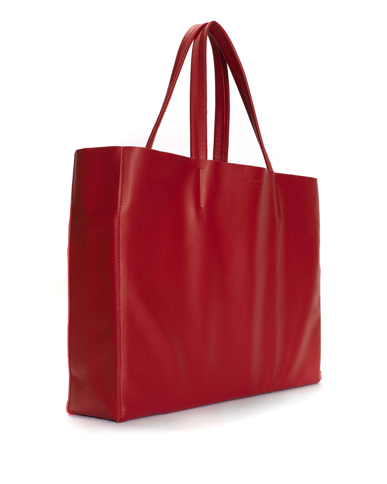 Ruba shopper Soft calf Ruby red