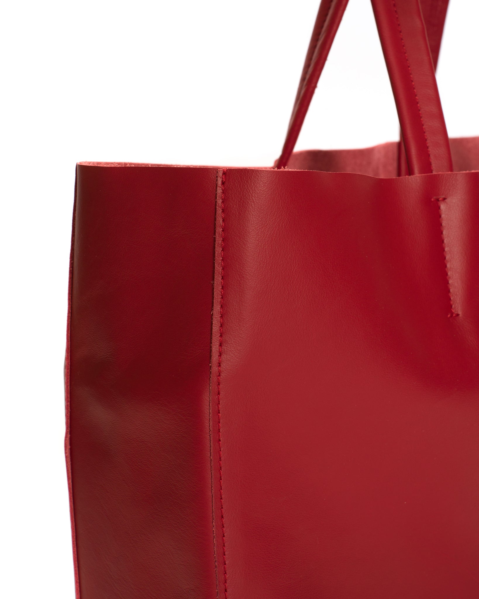 Ruba shopper Soft calf Ruby red