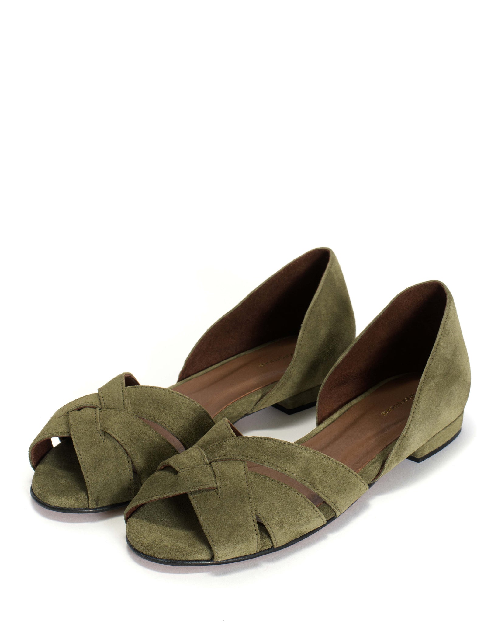 Sanni 20 Calf suede Olive green