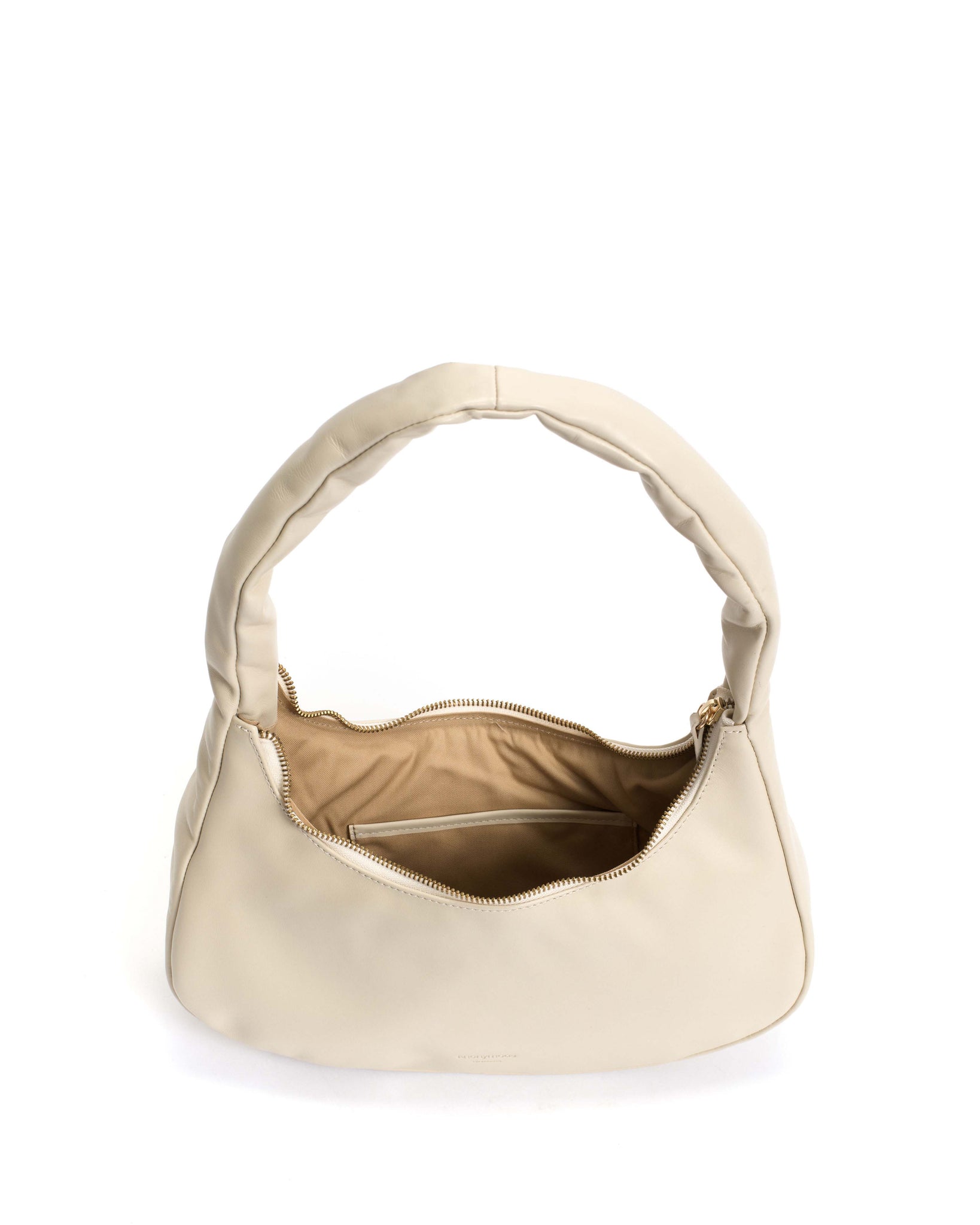 Shane grand pillow bag Soft calf White sand