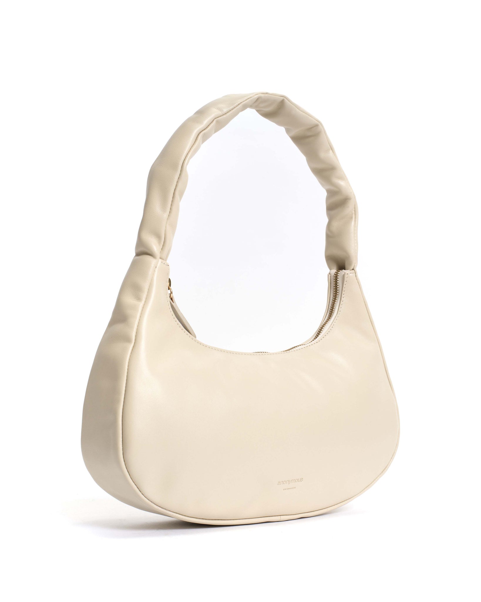 Shane grand pillow bag Soft calf White sand