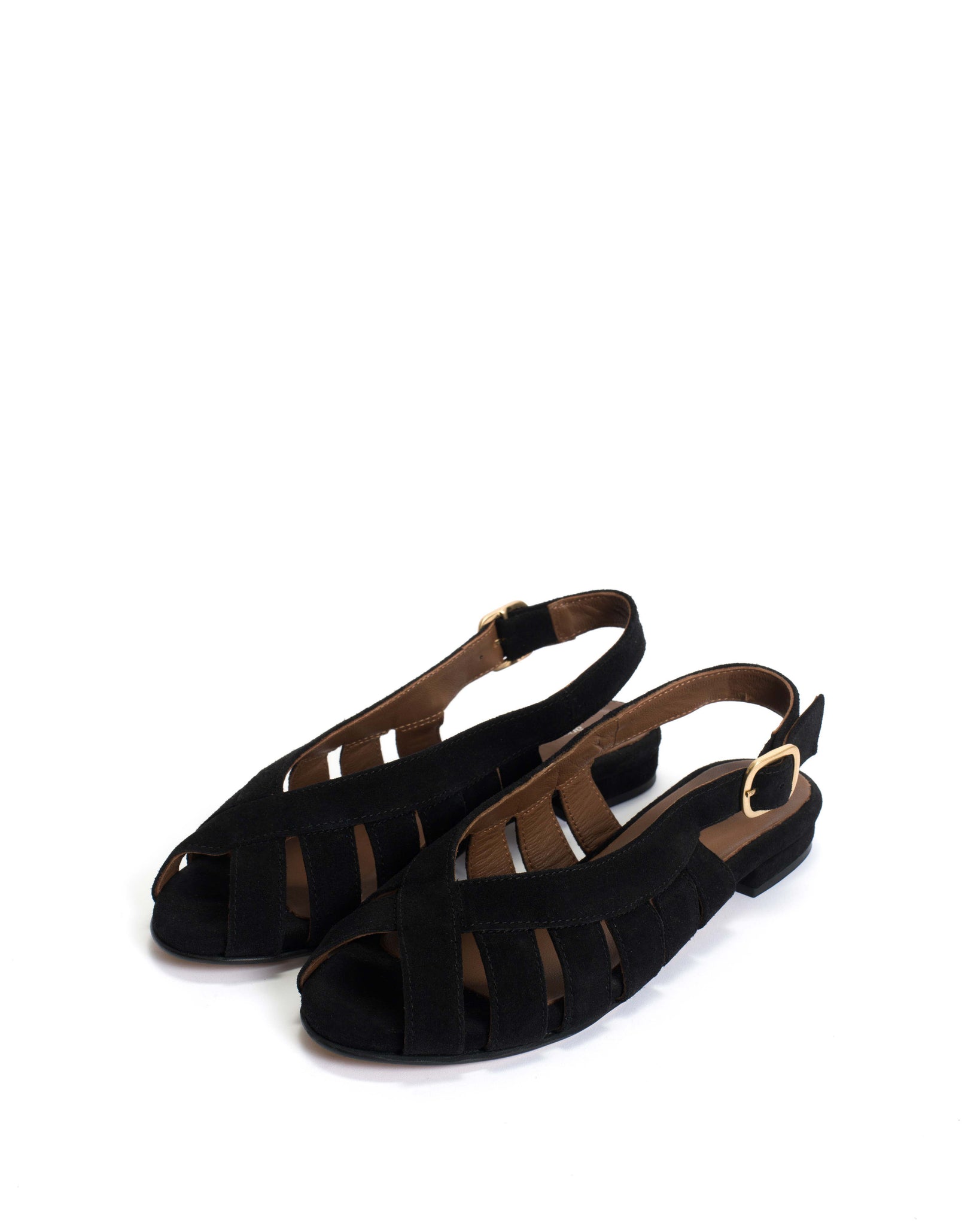 Sophie 20 Calf suede Black