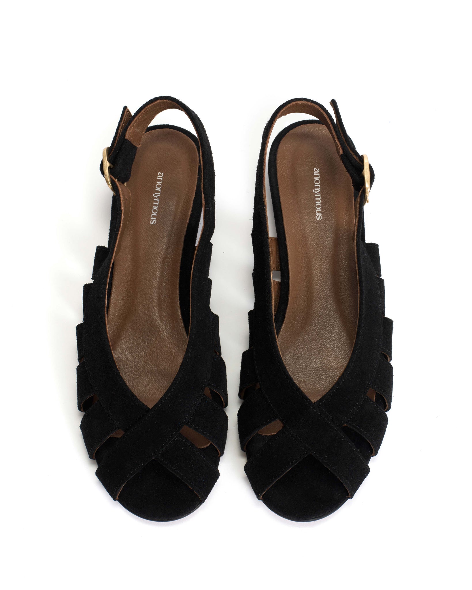 Sophie 20 Calf suede Black