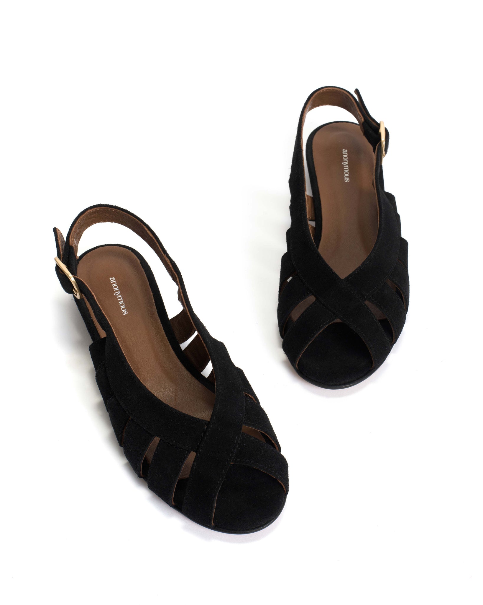 Sophie 20 Calf suede Black