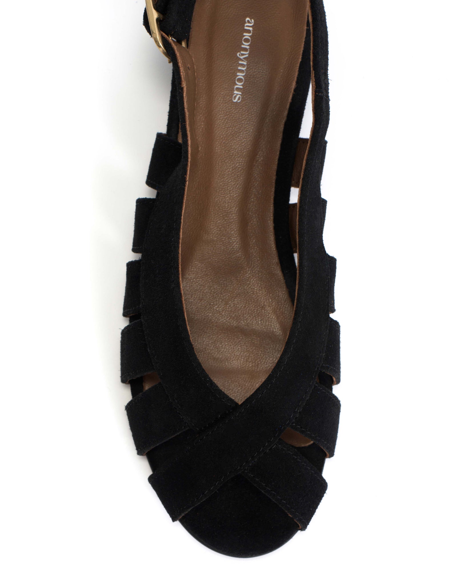 Sophie 20 Calf suede Black