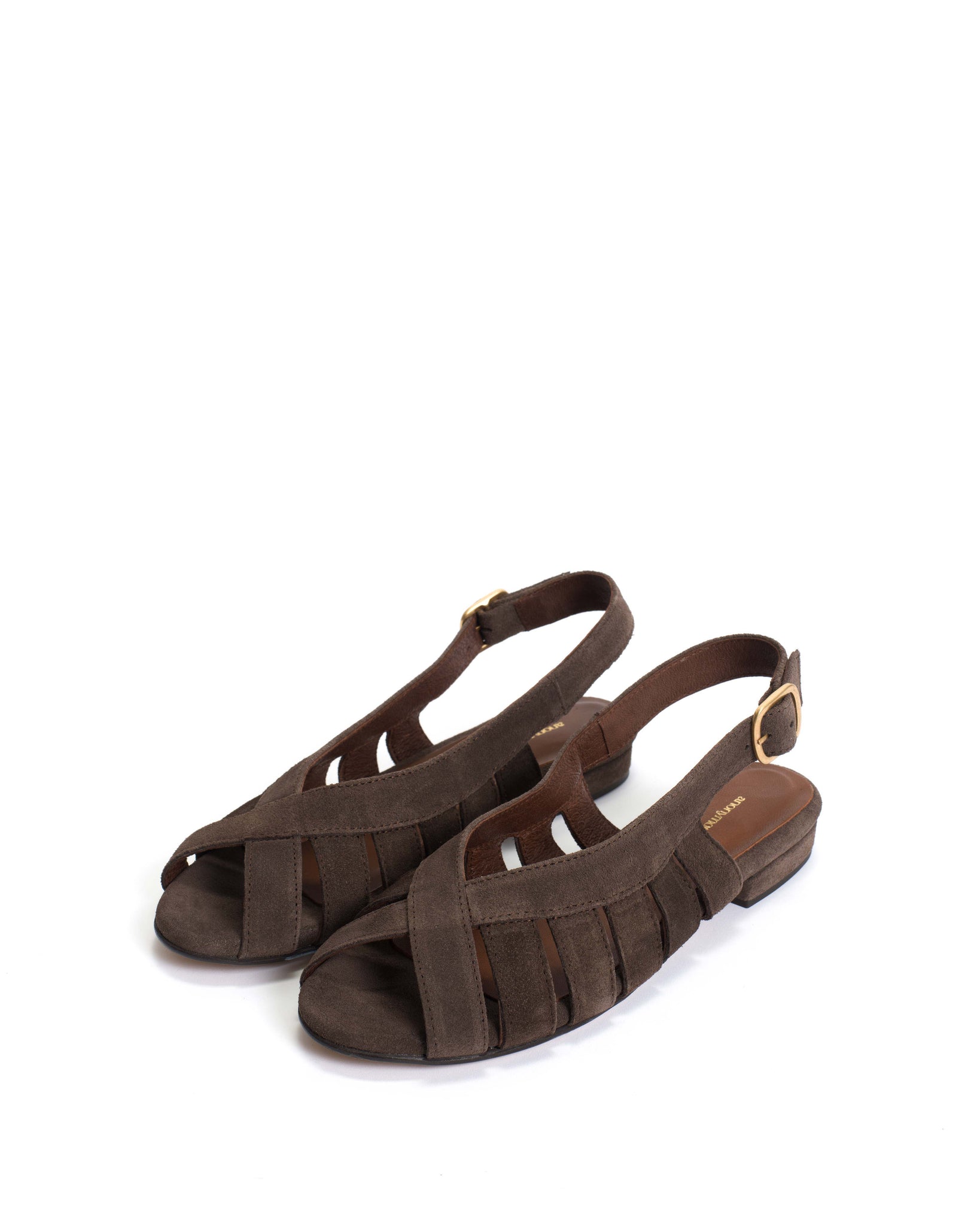 Sophie 20 Calf suede Coffee brown