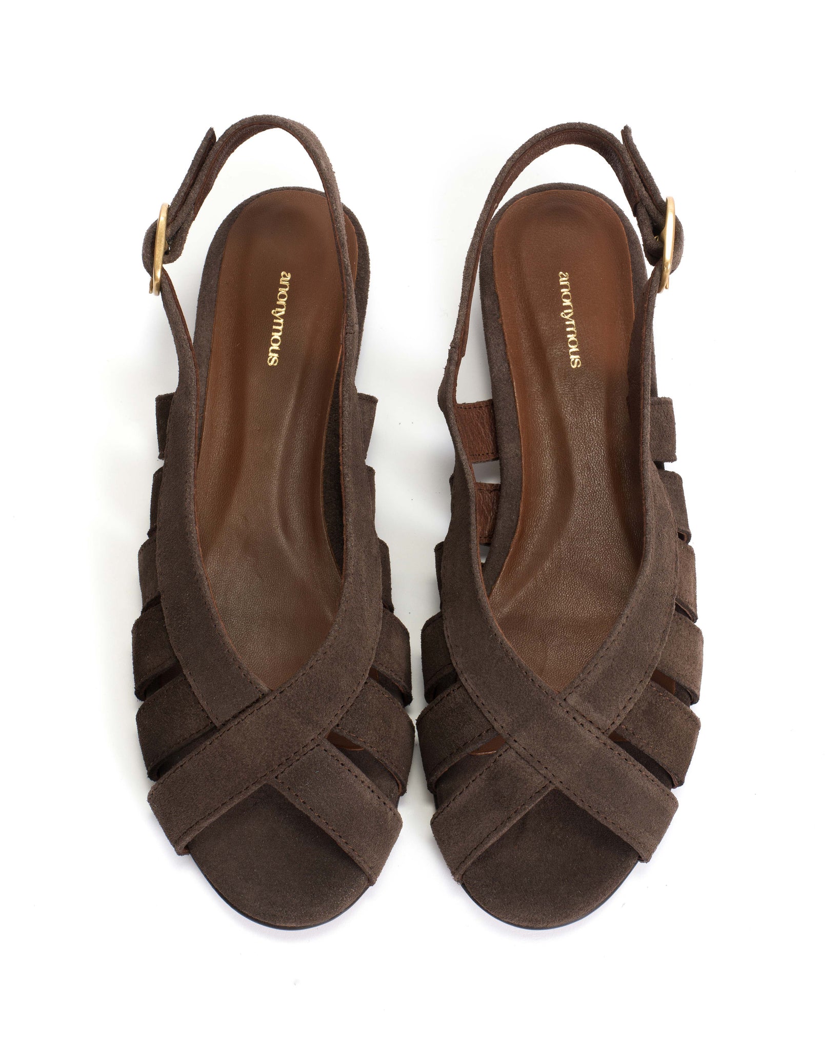 Sophie 20 Calf suede Coffee brown