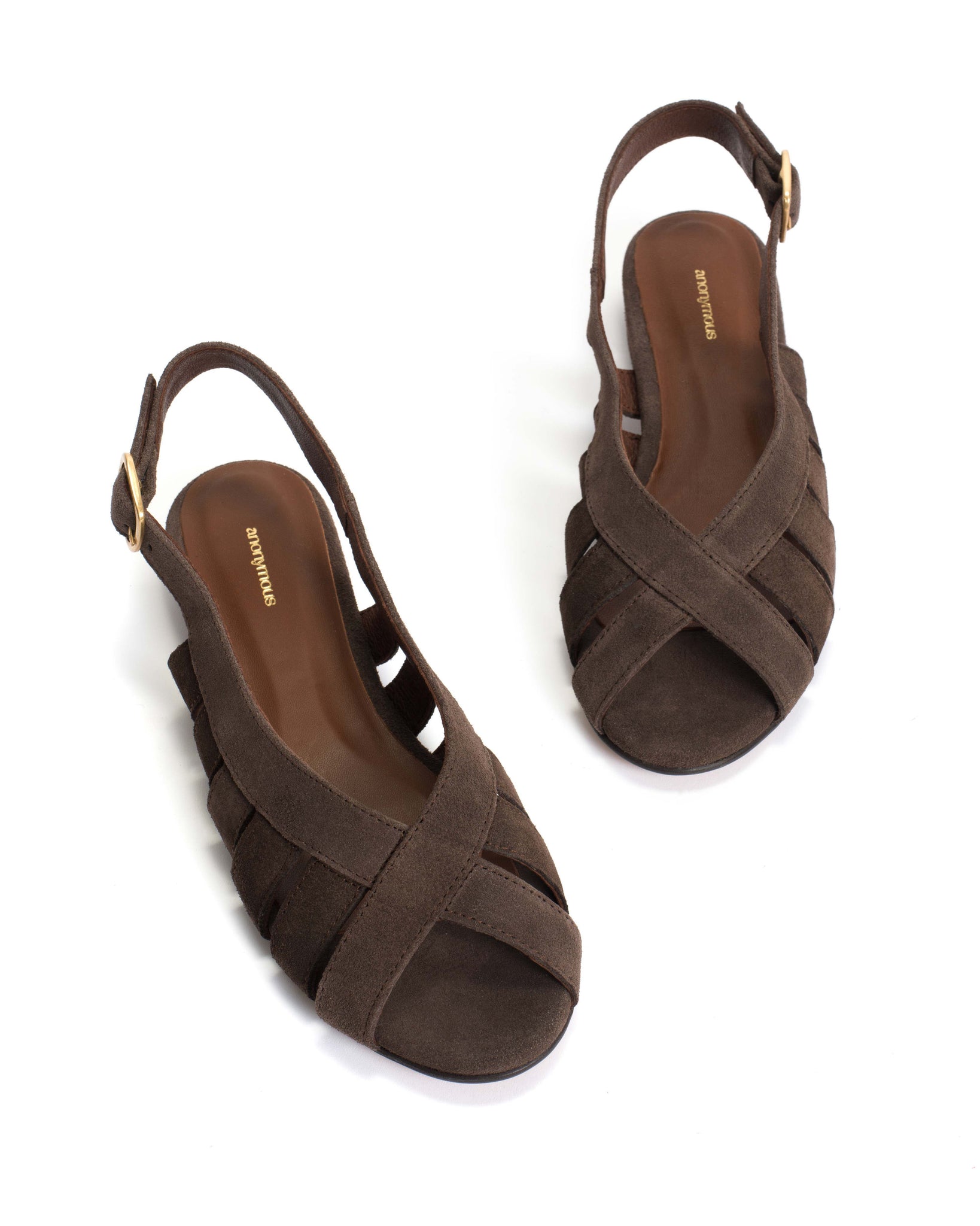 Sophie 20 Calf suede Coffee brown