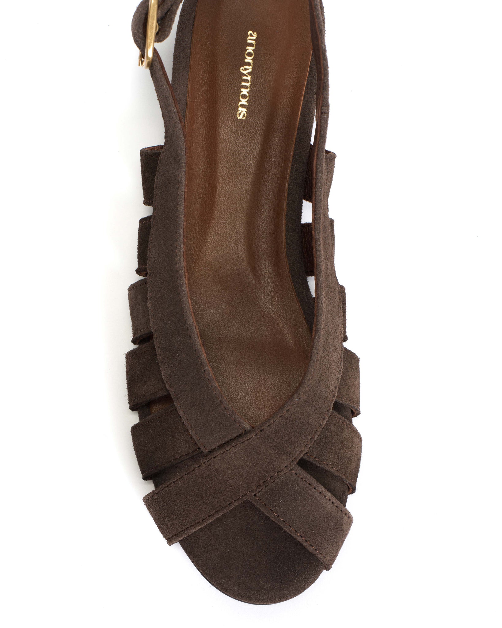 Sophie 20 Calf suede Coffee brown