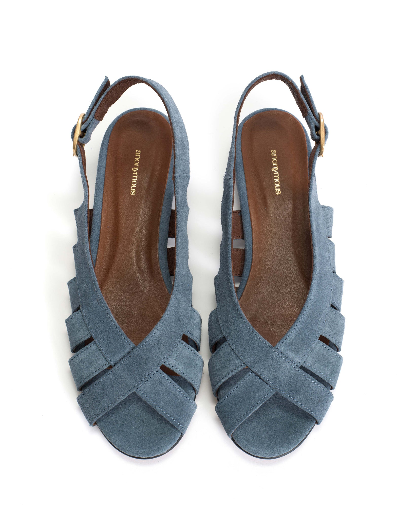 Sophie 20 Calf suede Denim blue