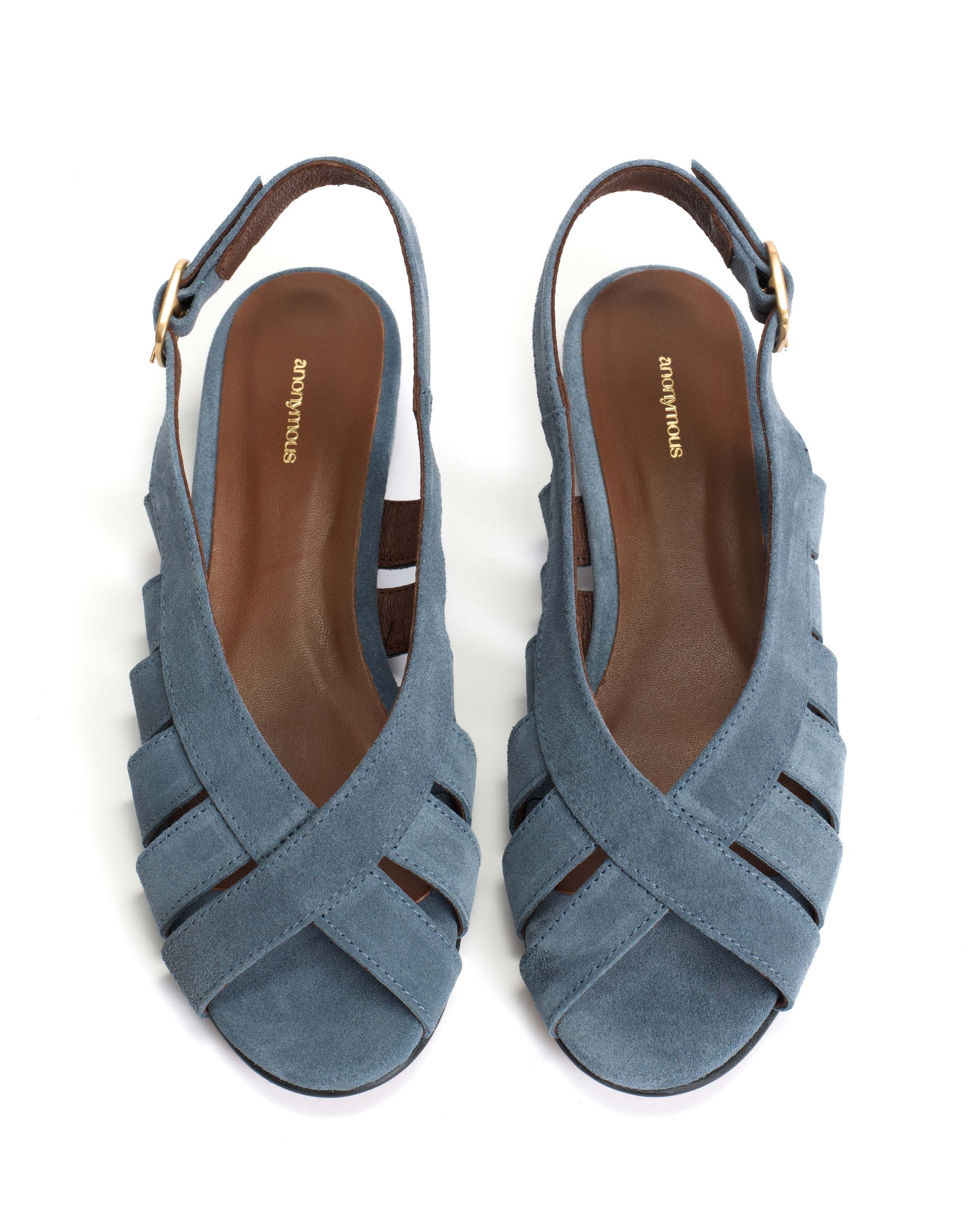 Sophie 20 Calf suede Denim blue