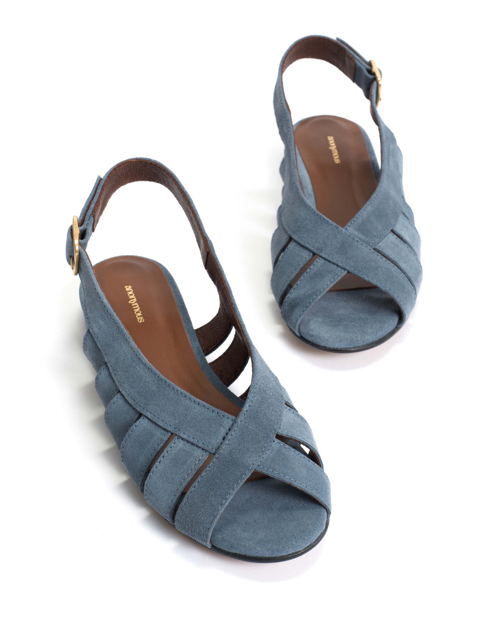 Sophie 20 Calf suede Denim blue