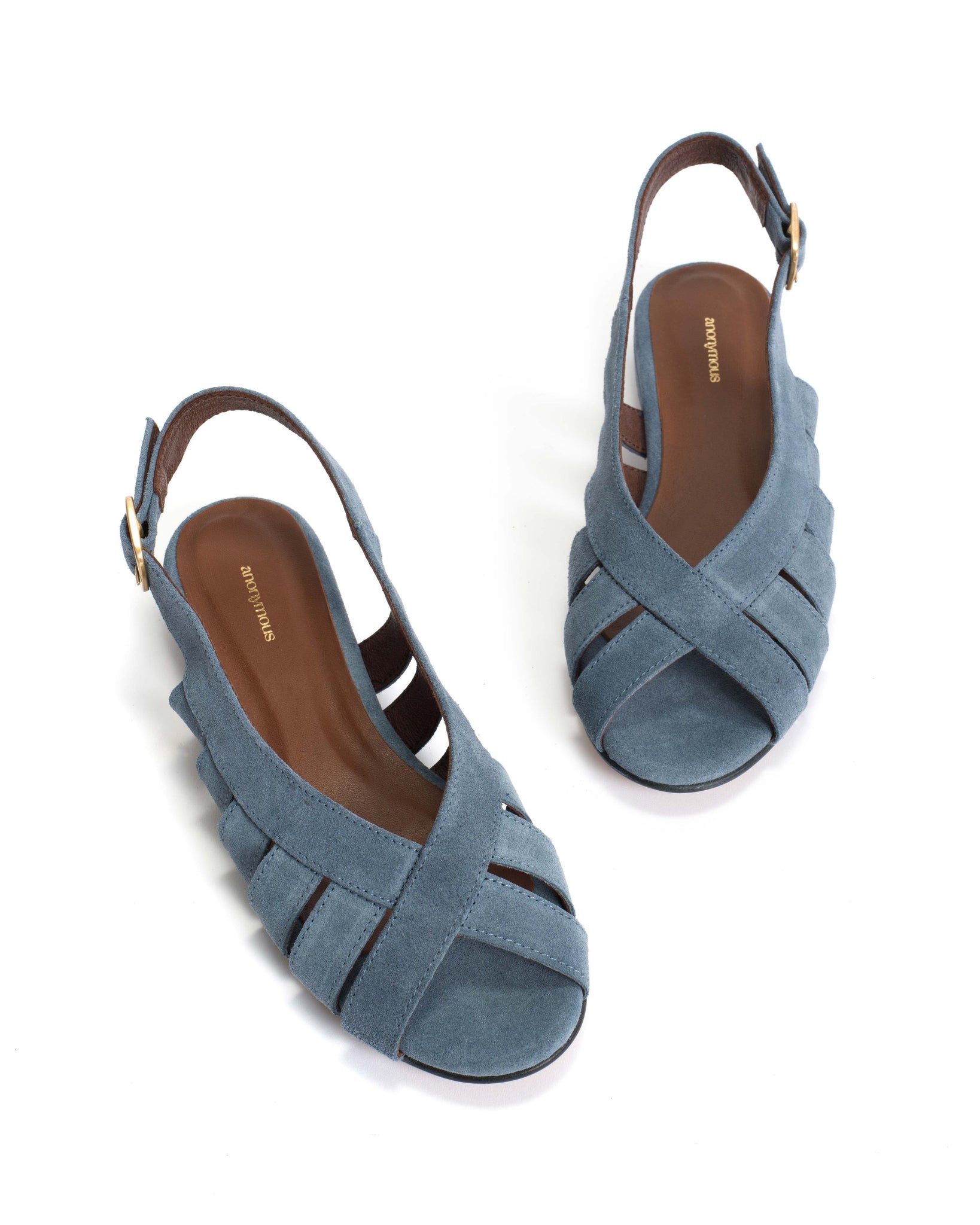 Sophie 20 Calf suede Denim blue