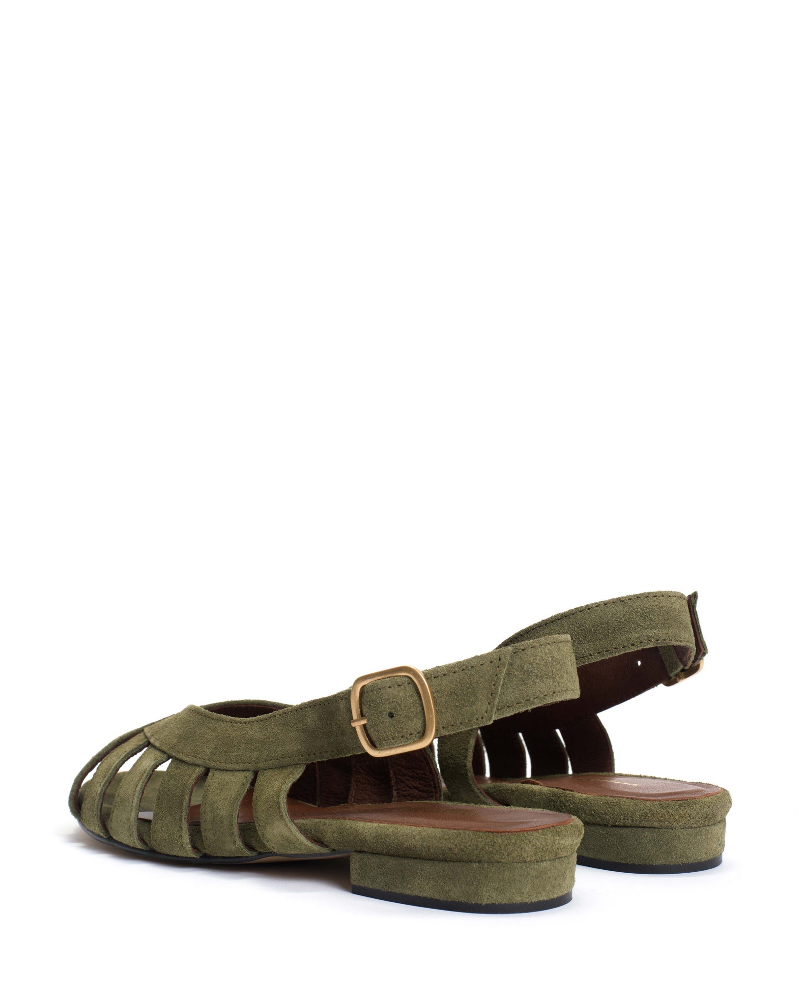 Sophie 20 Calf suede Olive green