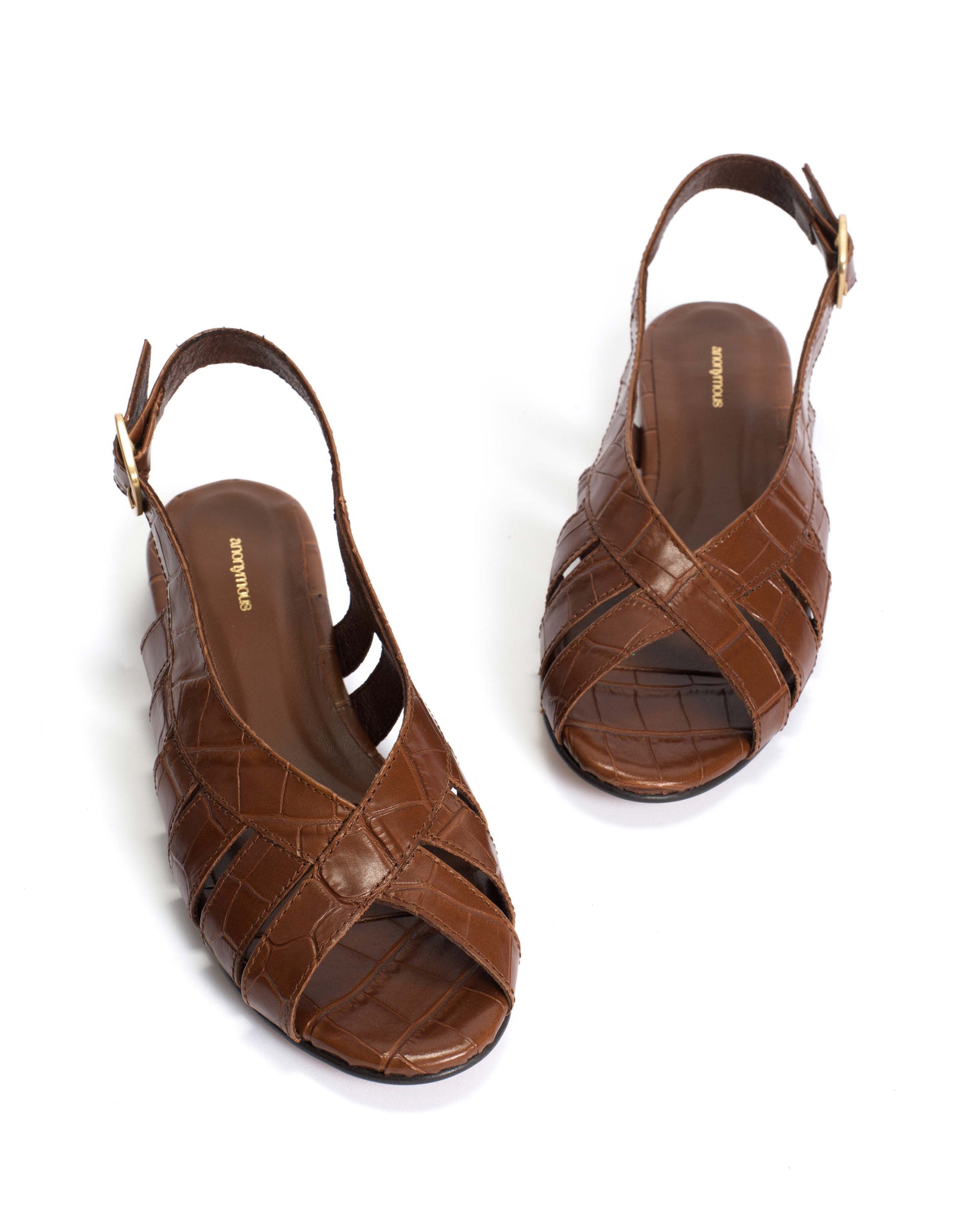 Sophie 20 Croco calf Chocolate