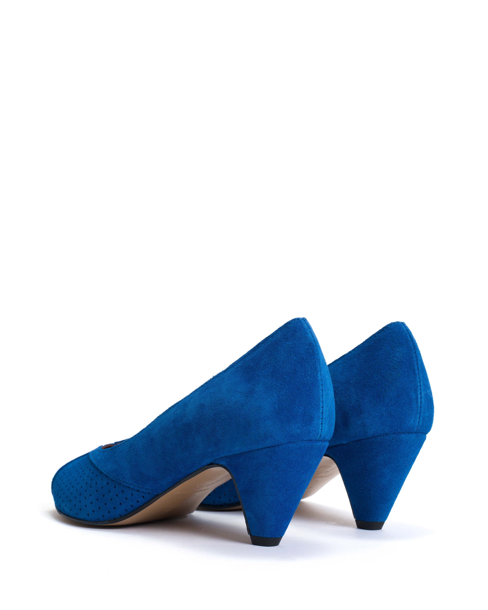 Tiffany stiletto Calf suede Electric blue