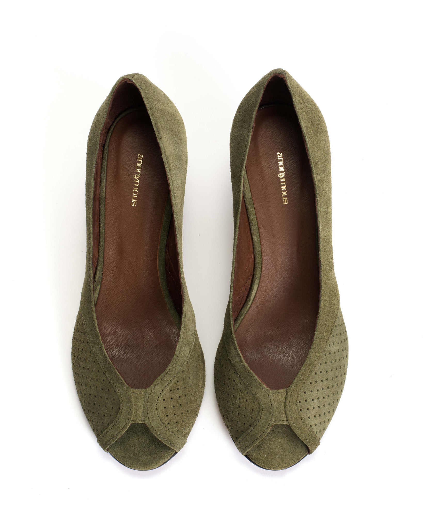 Tiffany stiletto Calf suede Olive green