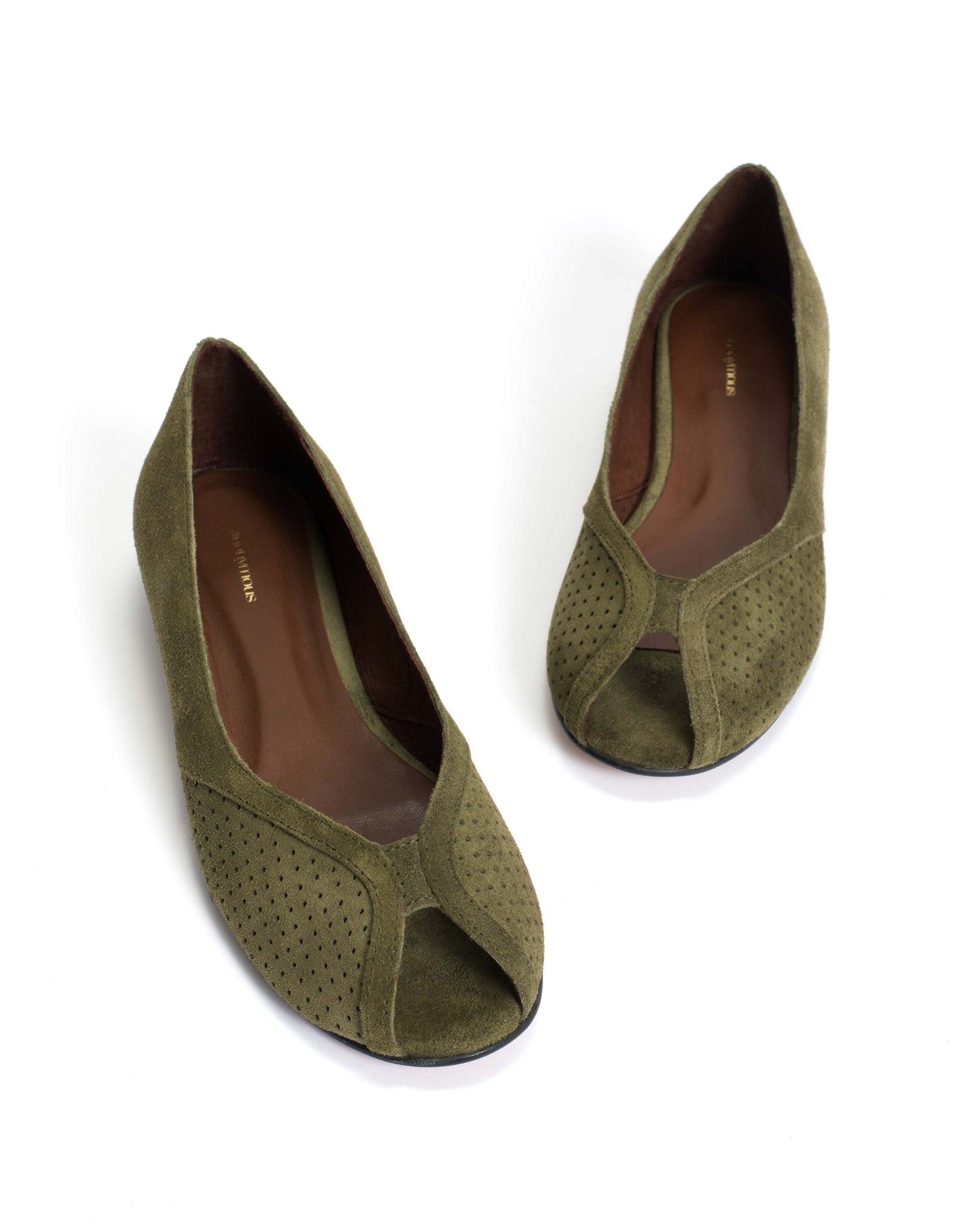 Tiffy Calf suede Olive green