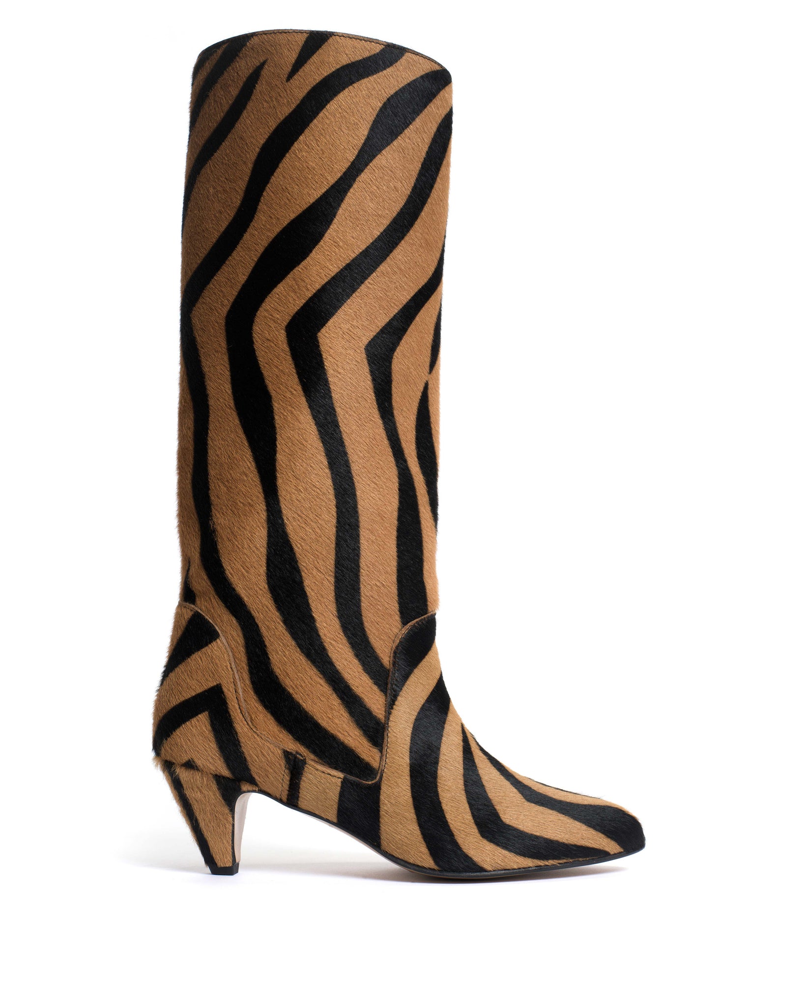 Valle 50 stiletto Calf hair Tiger