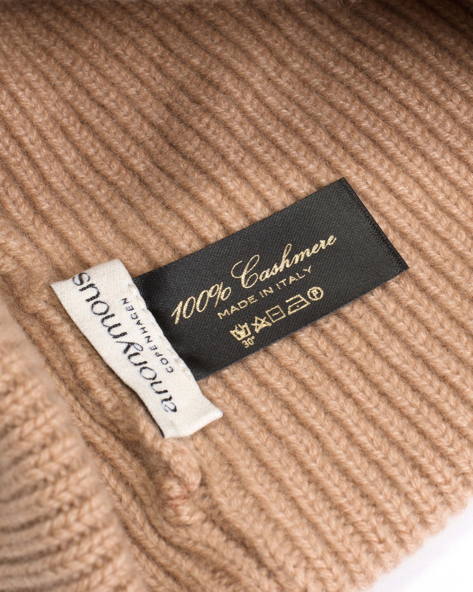 Vinni beanie 100% cashmere Caramel