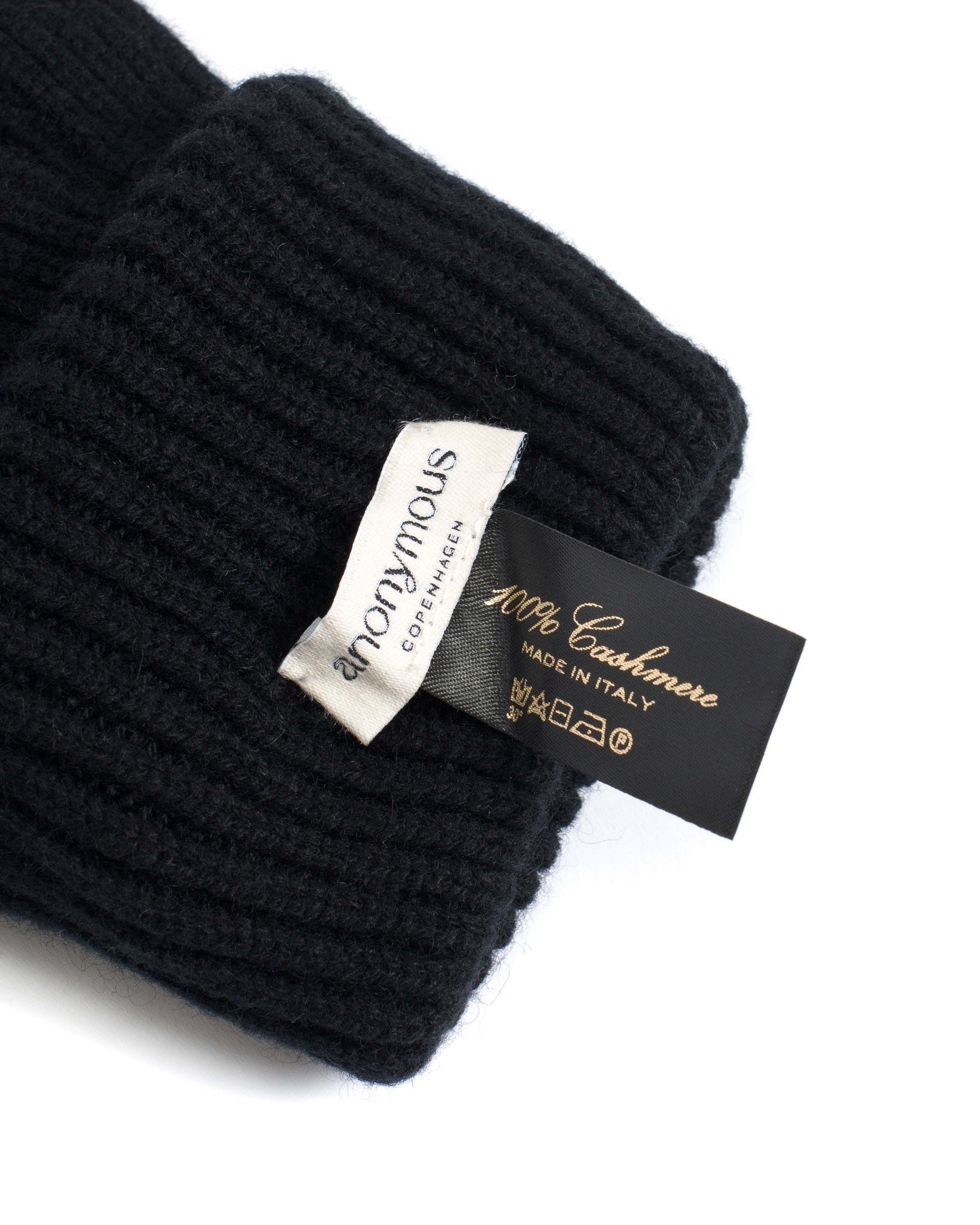 Vinni mitten 100% cashmere Black