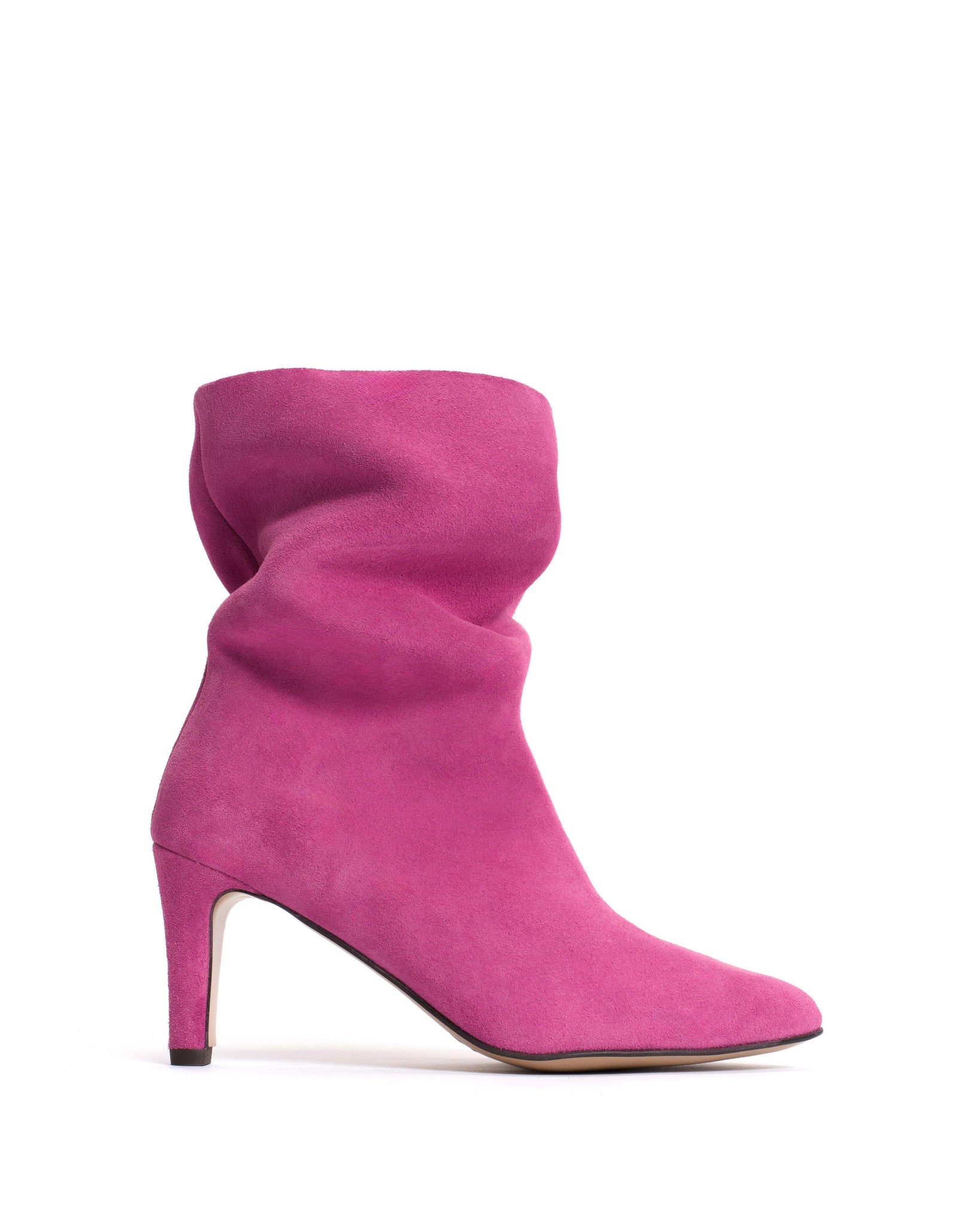 Vully 75 stiletto Calf suede Raspberry sorbet