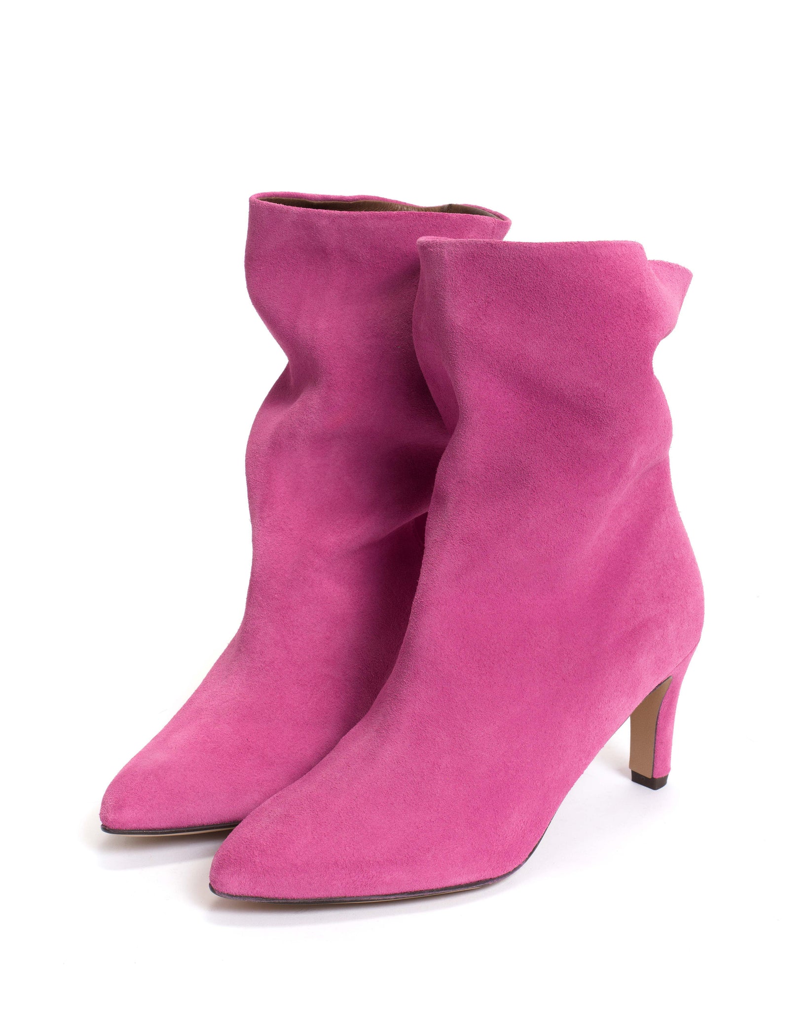 Vully 75 stiletto Calf suede Raspberry sorbet