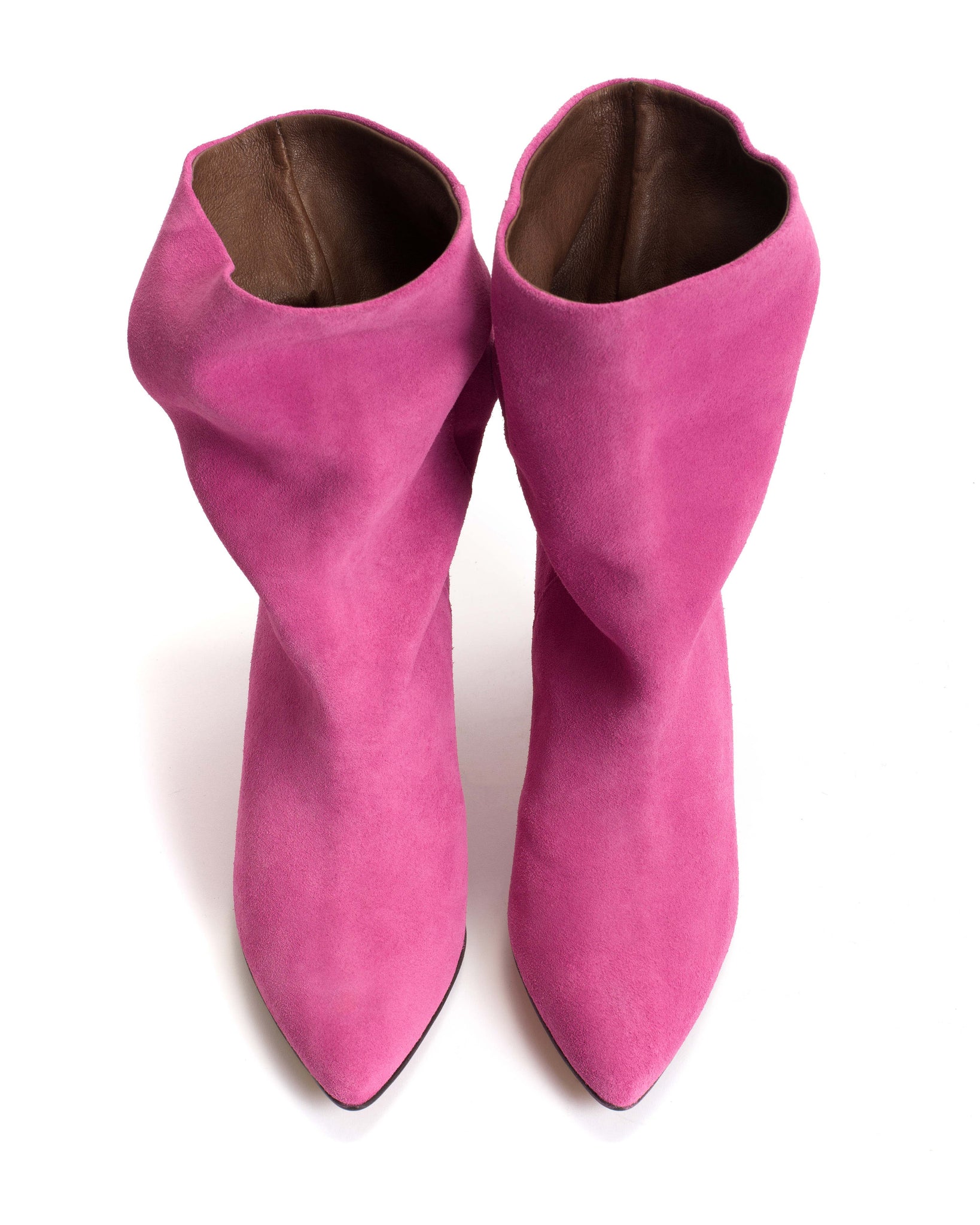 Vully 75 stiletto Calf suede Raspberry sorbet