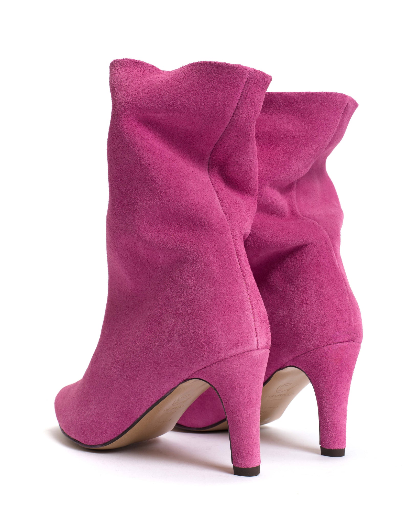 Vully 75 stiletto Calf suede Raspberry sorbet