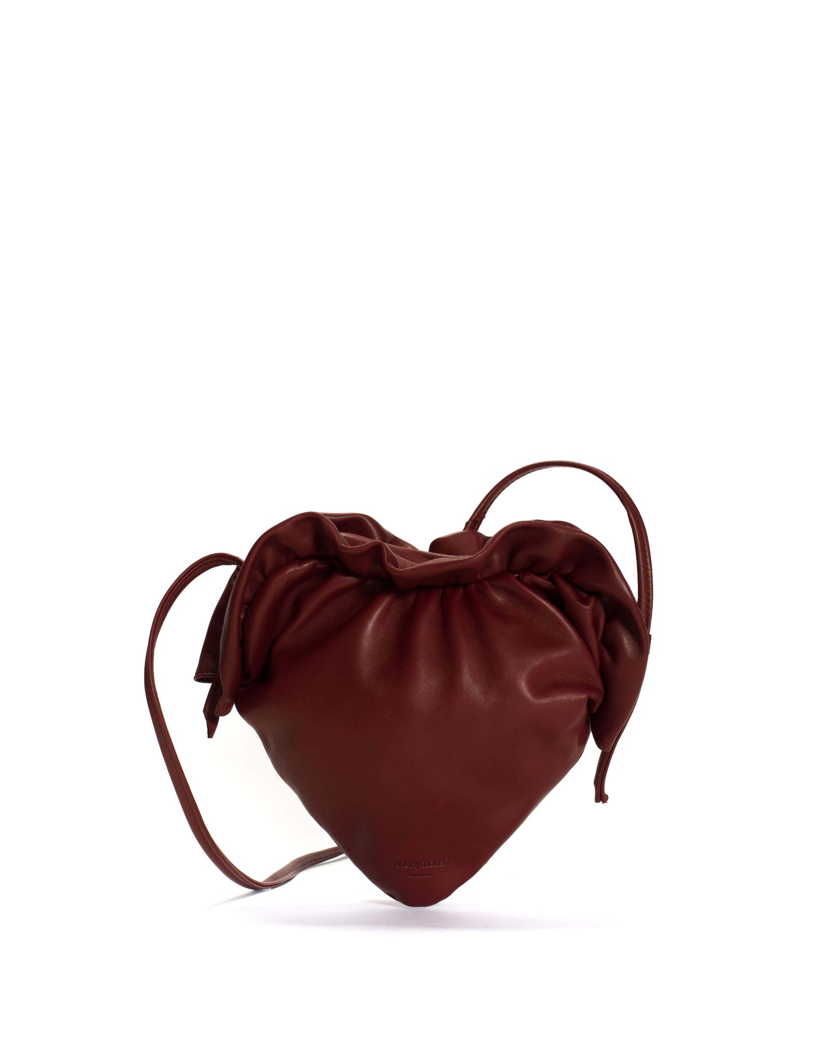 Zally heart bag Silky lamb Pomegranate