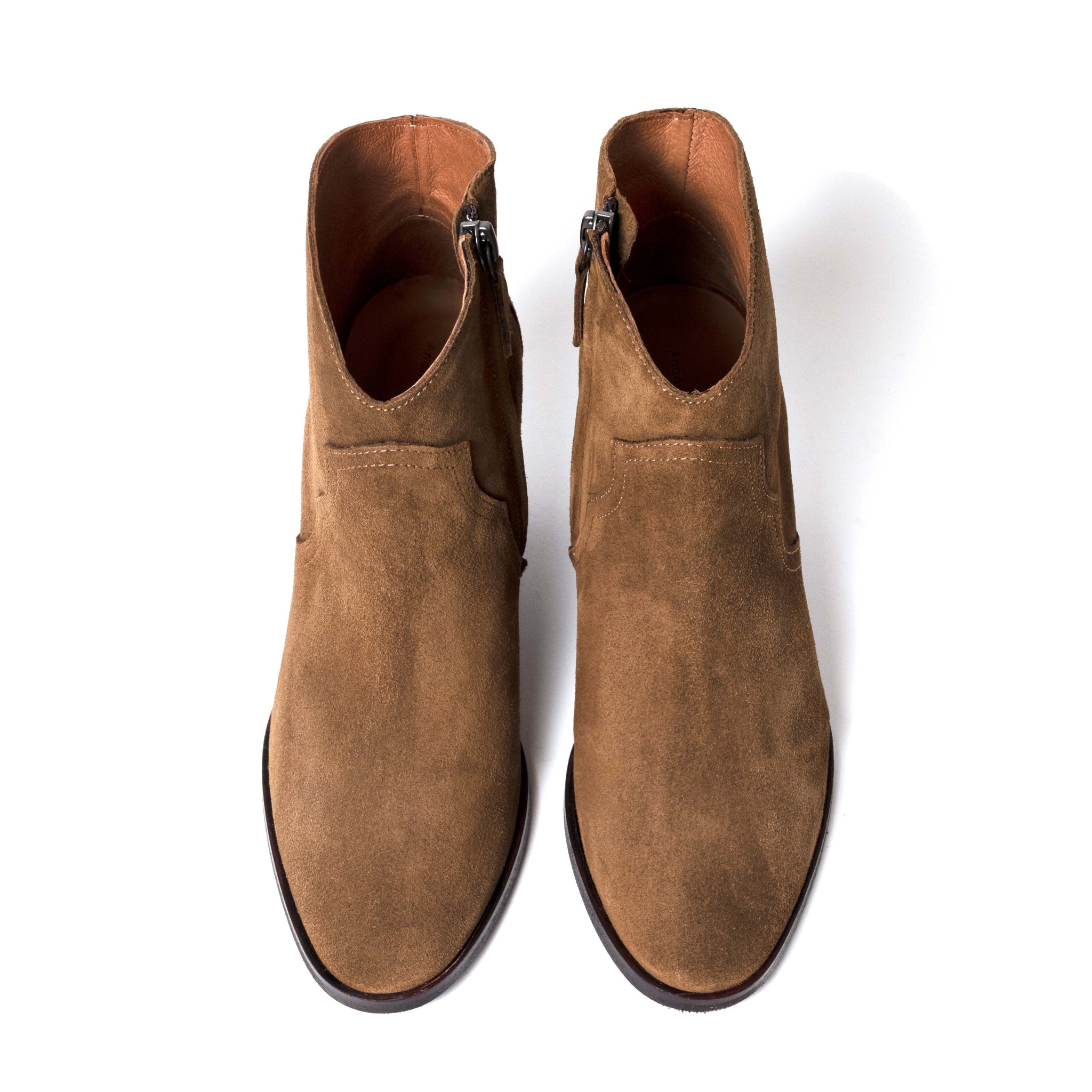 Fiona 60 Calf suede Cinnamon - Anonymous Copenhagen